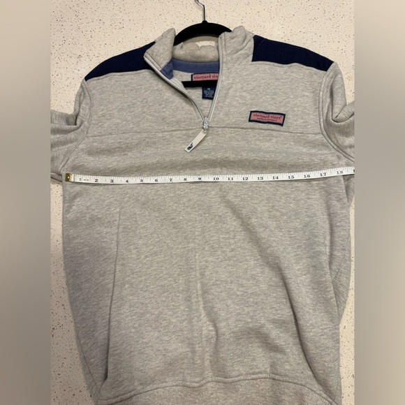 Vineyard Vines Men XS 1/4 Zip Pullover sweater Grey - Picture 7 of 8